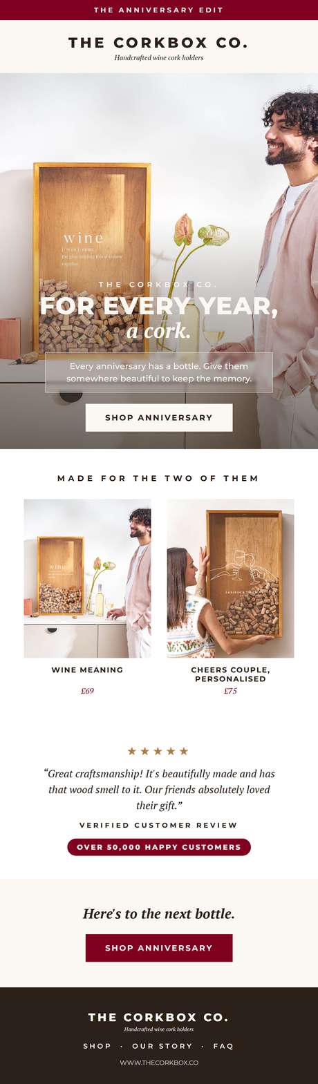 Seasonal campaign email designed by JHA Media