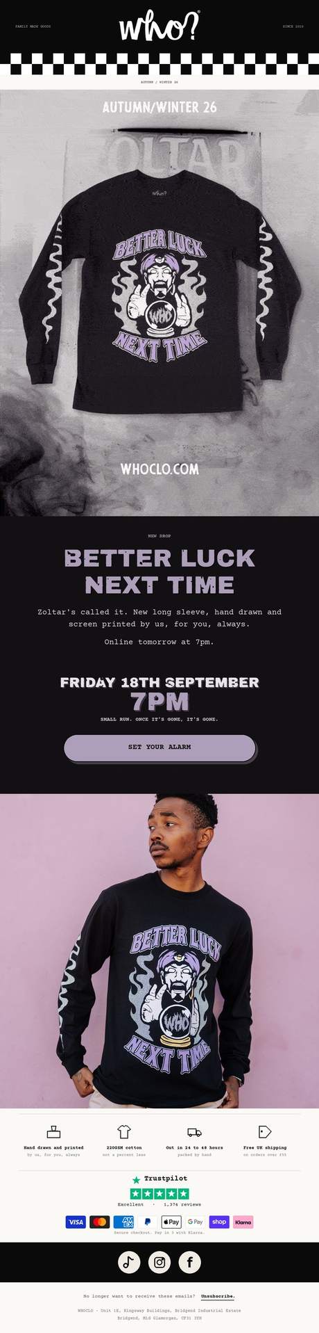 Launch hype email designed by JHA Media