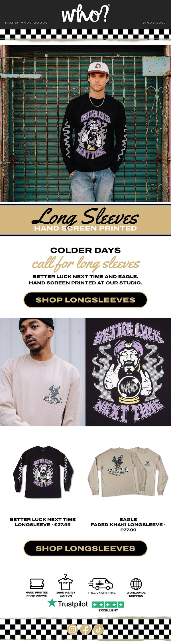 Long sleeves